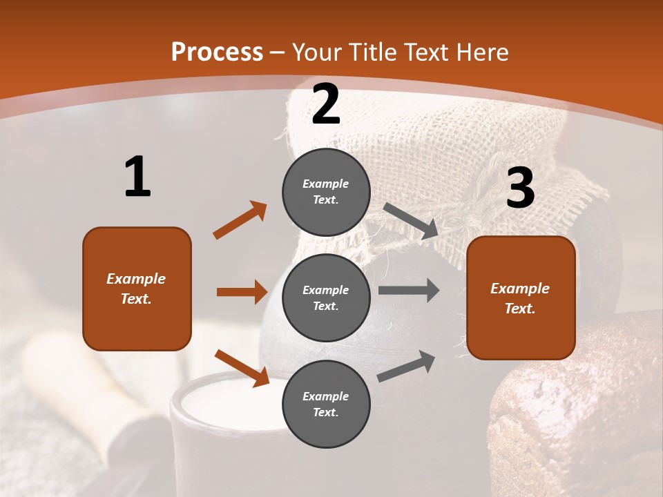 A Table Topped With A Loaf Of Bread And A Cup Of Coffee PowerPoint Template