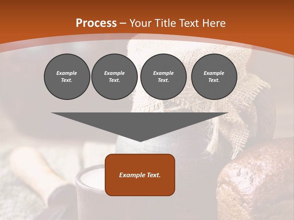 A Table Topped With A Loaf Of Bread And A Cup Of Coffee PowerPoint Template