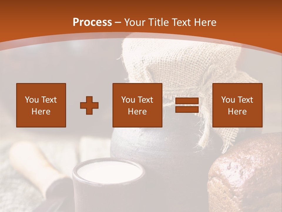 A Table Topped With A Loaf Of Bread And A Cup Of Coffee PowerPoint Template