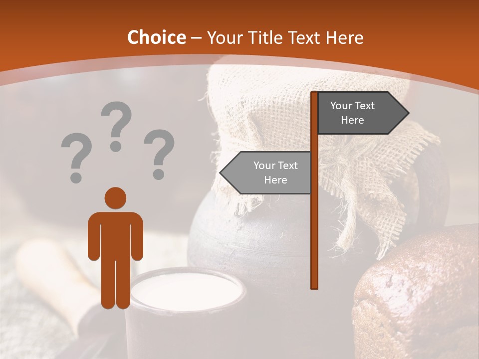A Table Topped With A Loaf Of Bread And A Cup Of Coffee PowerPoint Template