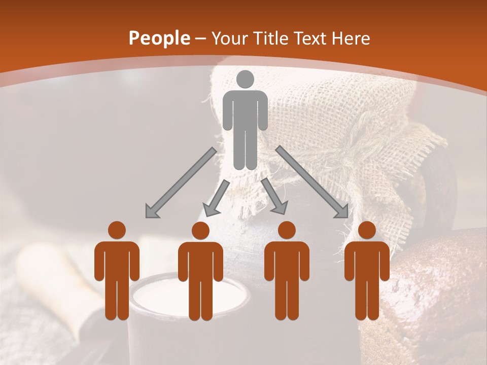 A Table Topped With A Loaf Of Bread And A Cup Of Coffee PowerPoint Template