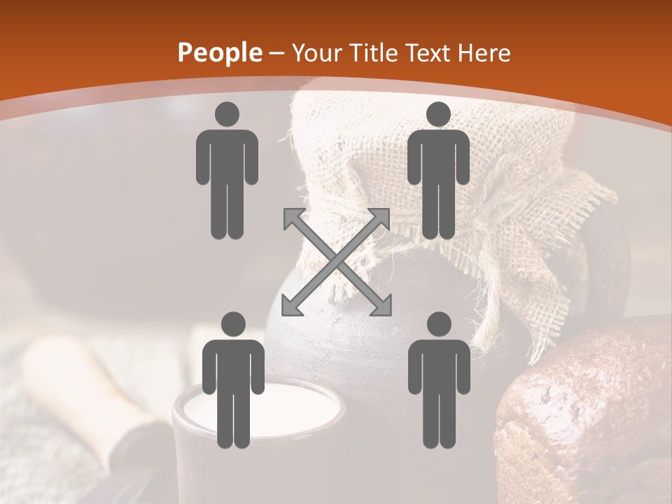 A Table Topped With A Loaf Of Bread And A Cup Of Coffee PowerPoint Template