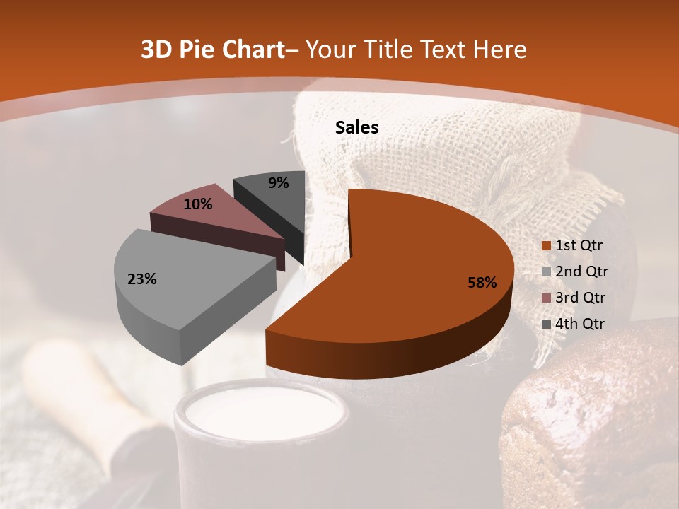 A Table Topped With A Loaf Of Bread And A Cup Of Coffee PowerPoint Template