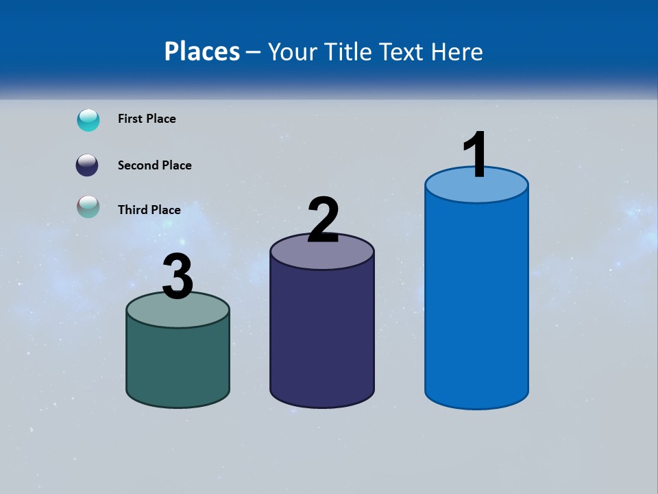 A Night Sky With Stars And Clouds Powerpoint Presentation PowerPoint Template