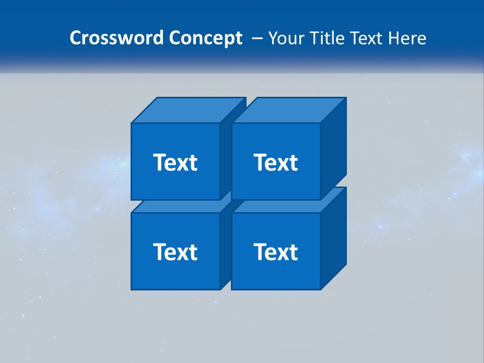 A Night Sky With Stars And Clouds Powerpoint Presentation PowerPoint Template