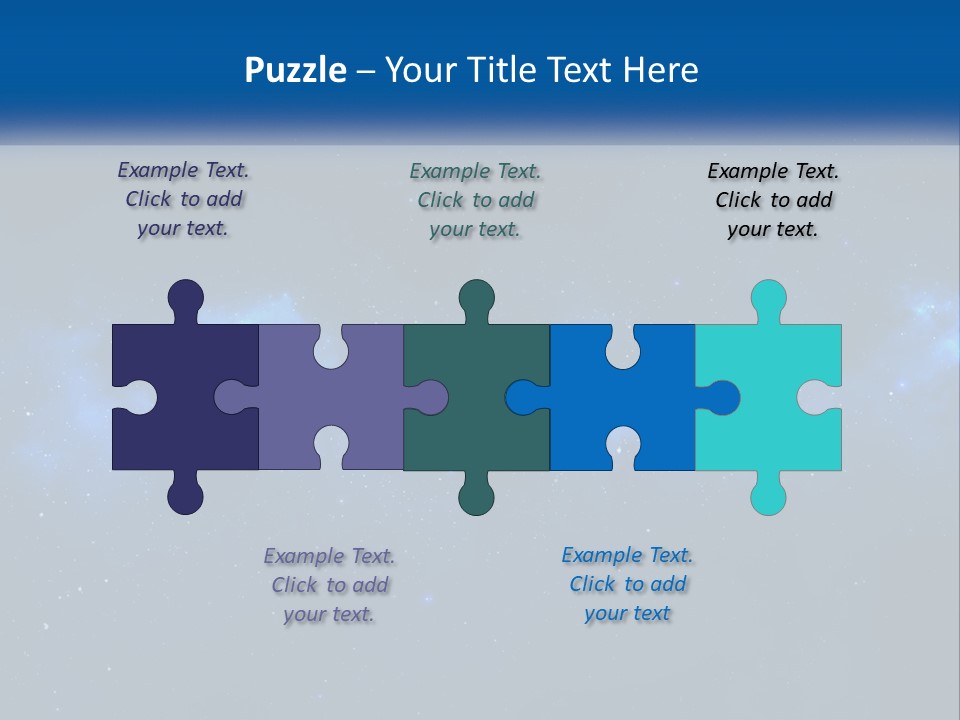 A Night Sky With Stars And Clouds Powerpoint Presentation PowerPoint Template