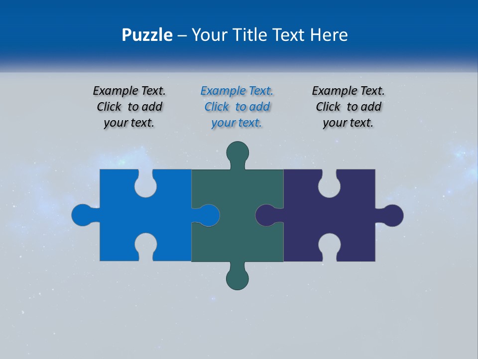 A Night Sky With Stars And Clouds Powerpoint Presentation PowerPoint Template