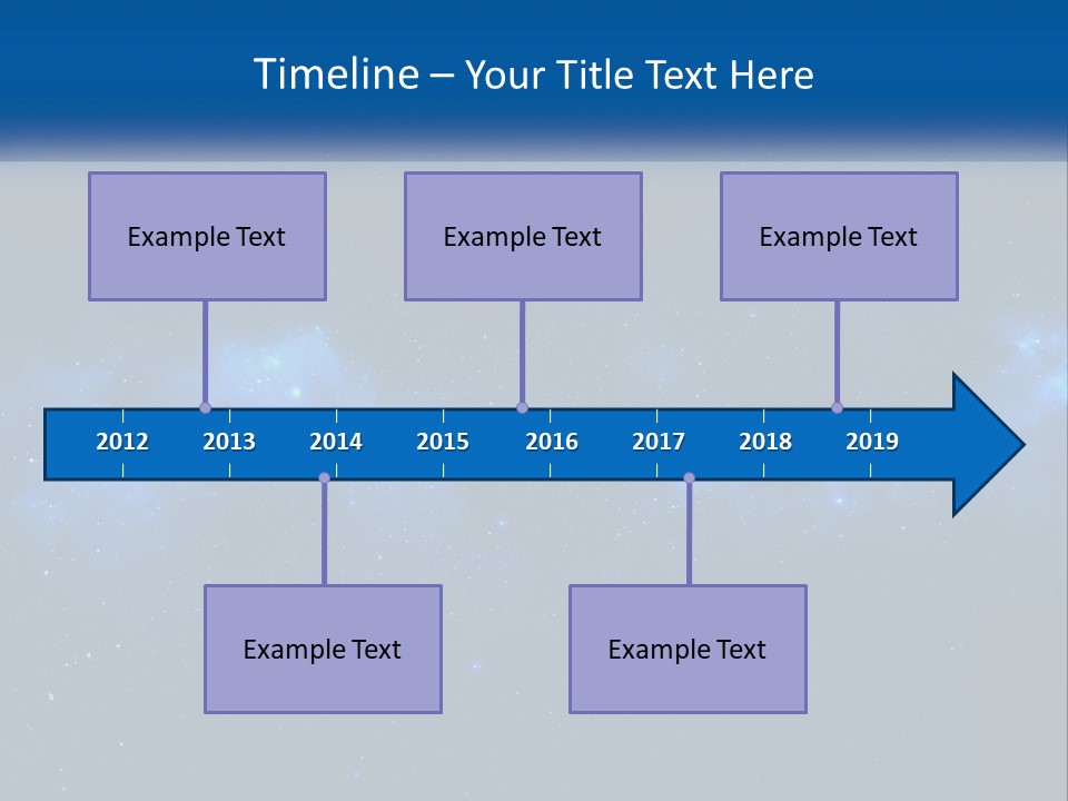 A Night Sky With Stars And Clouds Powerpoint Presentation PowerPoint Template