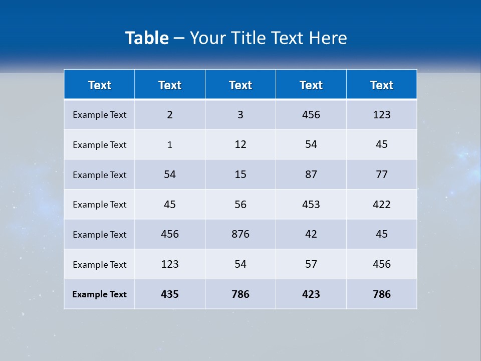 A Night Sky With Stars And Clouds Powerpoint Presentation PowerPoint Template