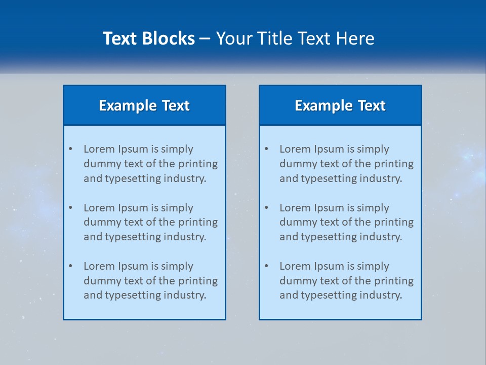A Night Sky With Stars And Clouds Powerpoint Presentation PowerPoint Template