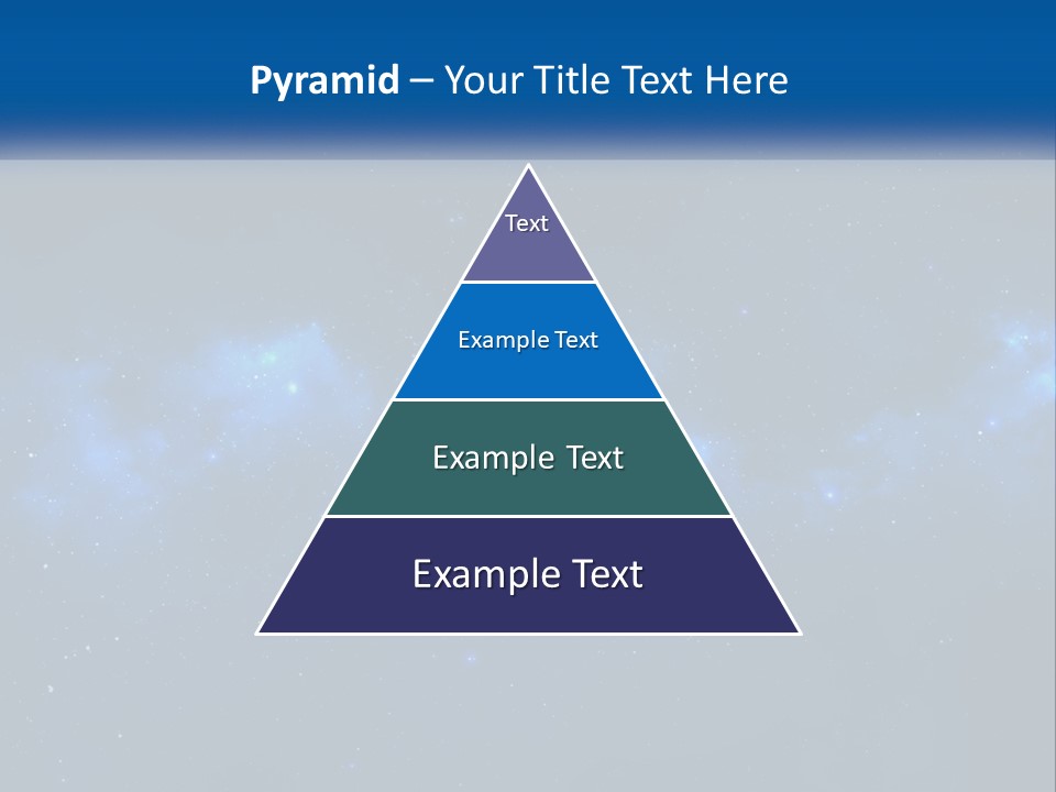 A Night Sky With Stars And Clouds Powerpoint Presentation PowerPoint Template