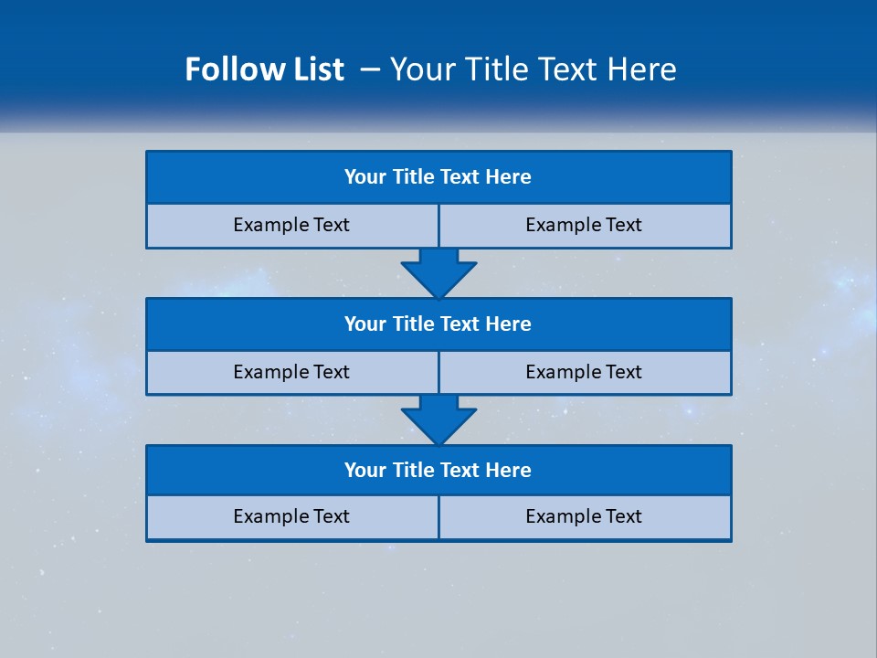 A Night Sky With Stars And Clouds Powerpoint Presentation PowerPoint Template