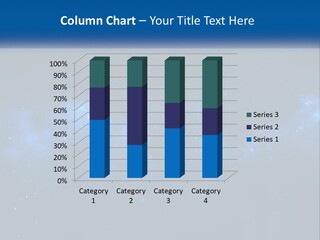 A Night Sky With Stars And Clouds Powerpoint Presentation PowerPoint Template