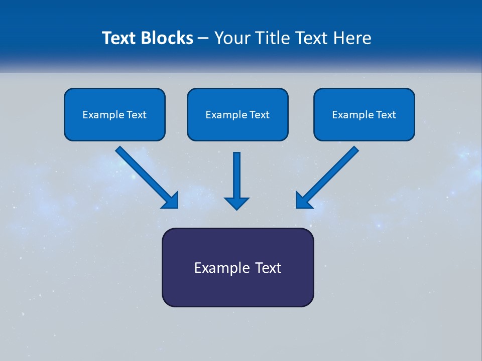 A Night Sky With Stars And Clouds Powerpoint Presentation PowerPoint Template