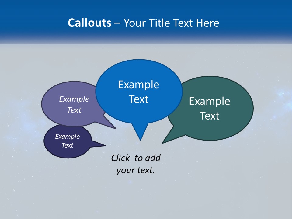 A Night Sky With Stars And Clouds Powerpoint Presentation PowerPoint Template