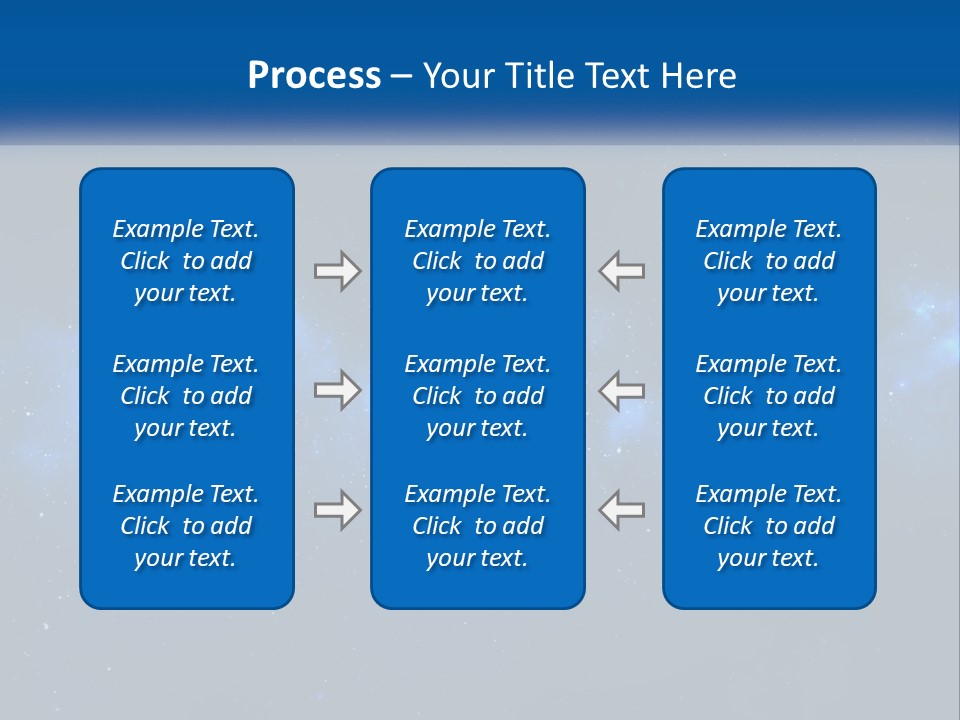 A Night Sky With Stars And Clouds Powerpoint Presentation PowerPoint Template