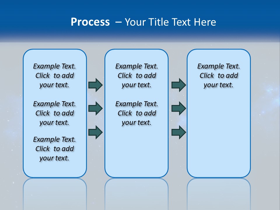 A Night Sky With Stars And Clouds Powerpoint Presentation PowerPoint Template