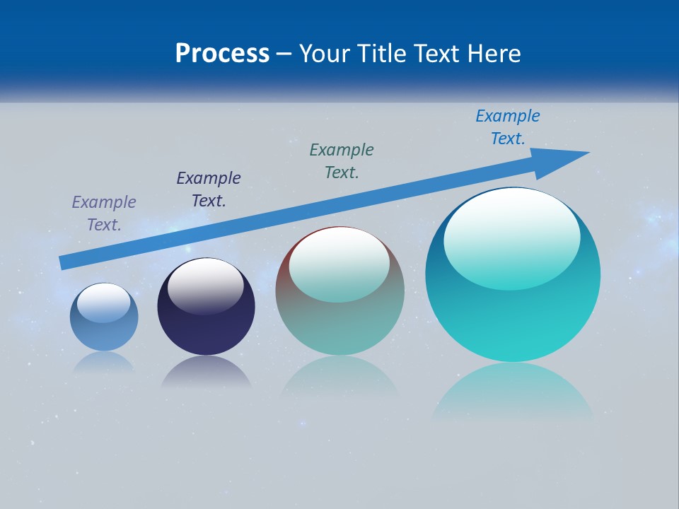 A Night Sky With Stars And Clouds Powerpoint Presentation PowerPoint Template