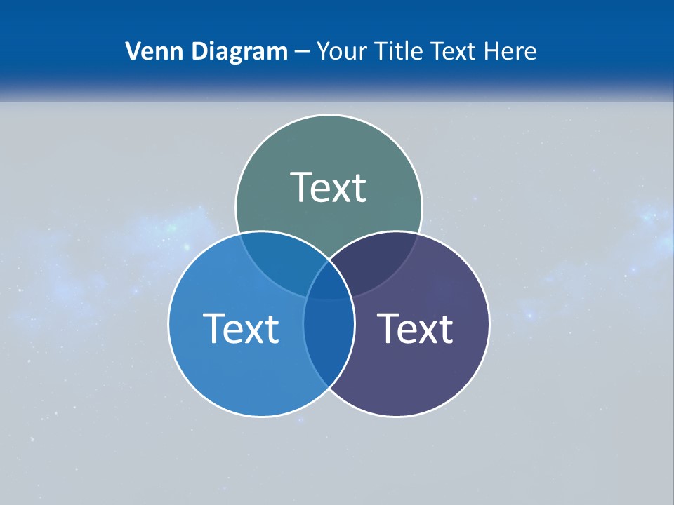 A Night Sky With Stars And Clouds Powerpoint Presentation PowerPoint Template