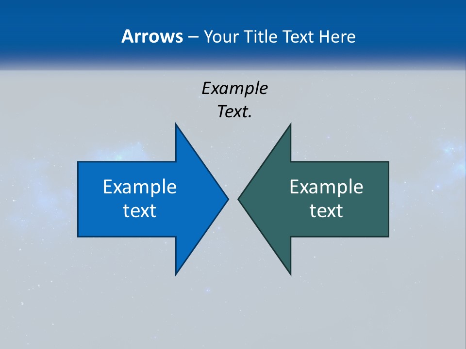 A Night Sky With Stars And Clouds Powerpoint Presentation PowerPoint Template