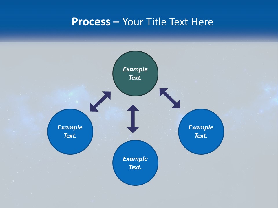 A Night Sky With Stars And Clouds Powerpoint Presentation PowerPoint Template