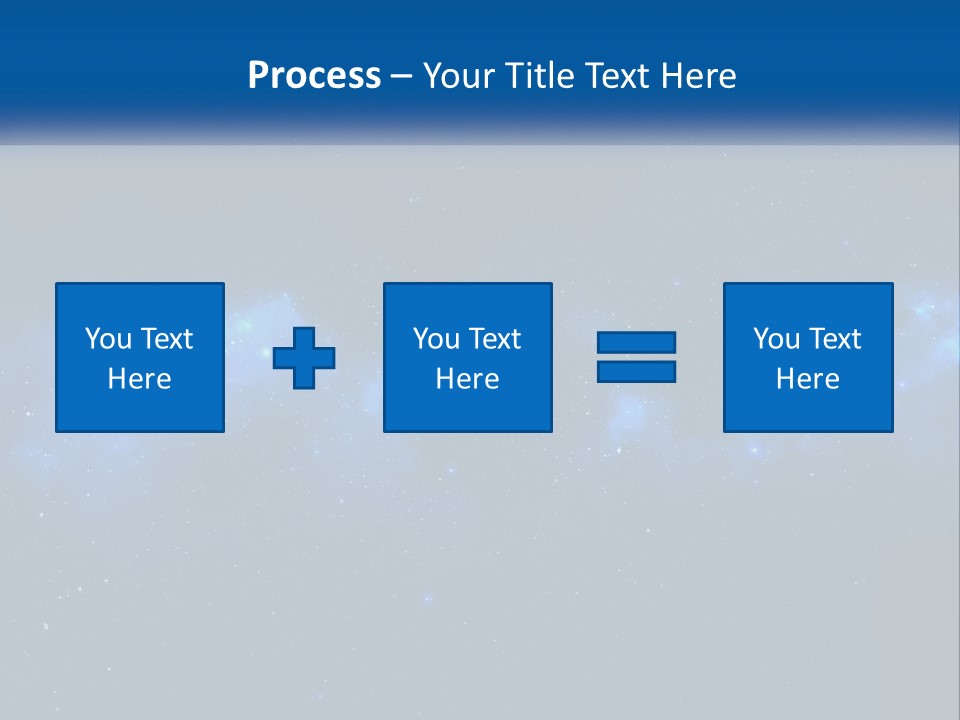 A Night Sky With Stars And Clouds Powerpoint Presentation PowerPoint Template
