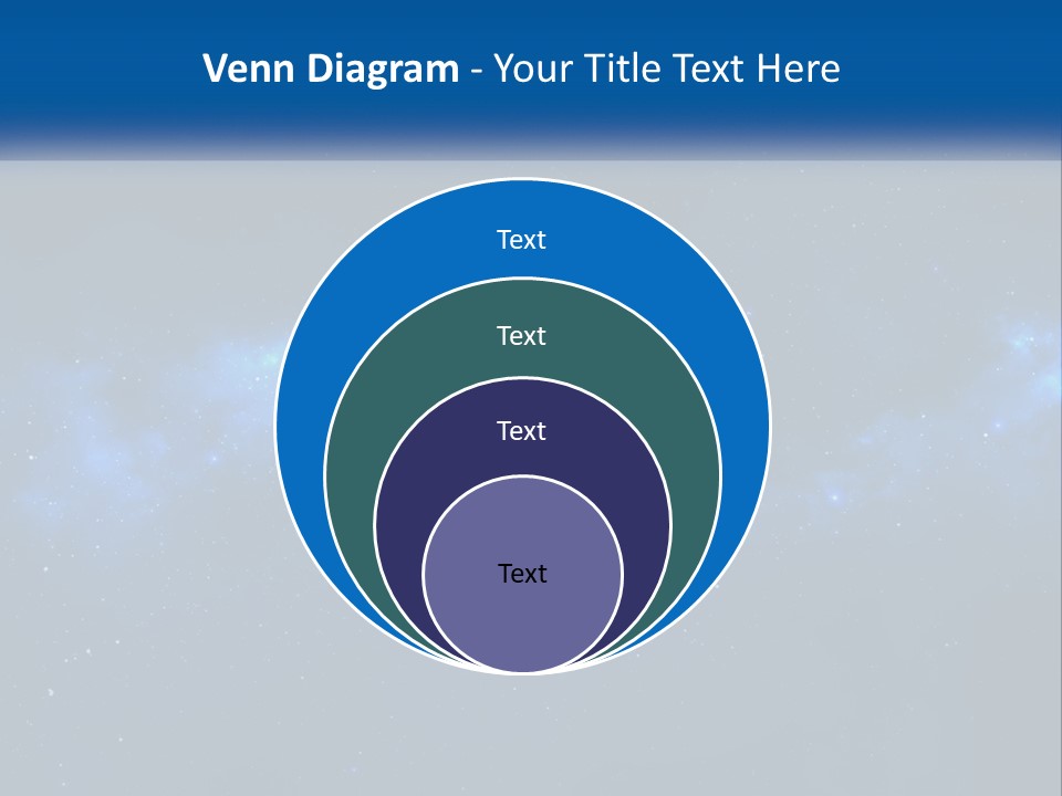 A Night Sky With Stars And Clouds Powerpoint Presentation PowerPoint Template
