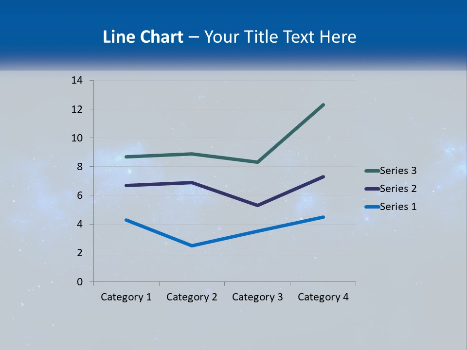 A Night Sky With Stars And Clouds Powerpoint Presentation PowerPoint Template