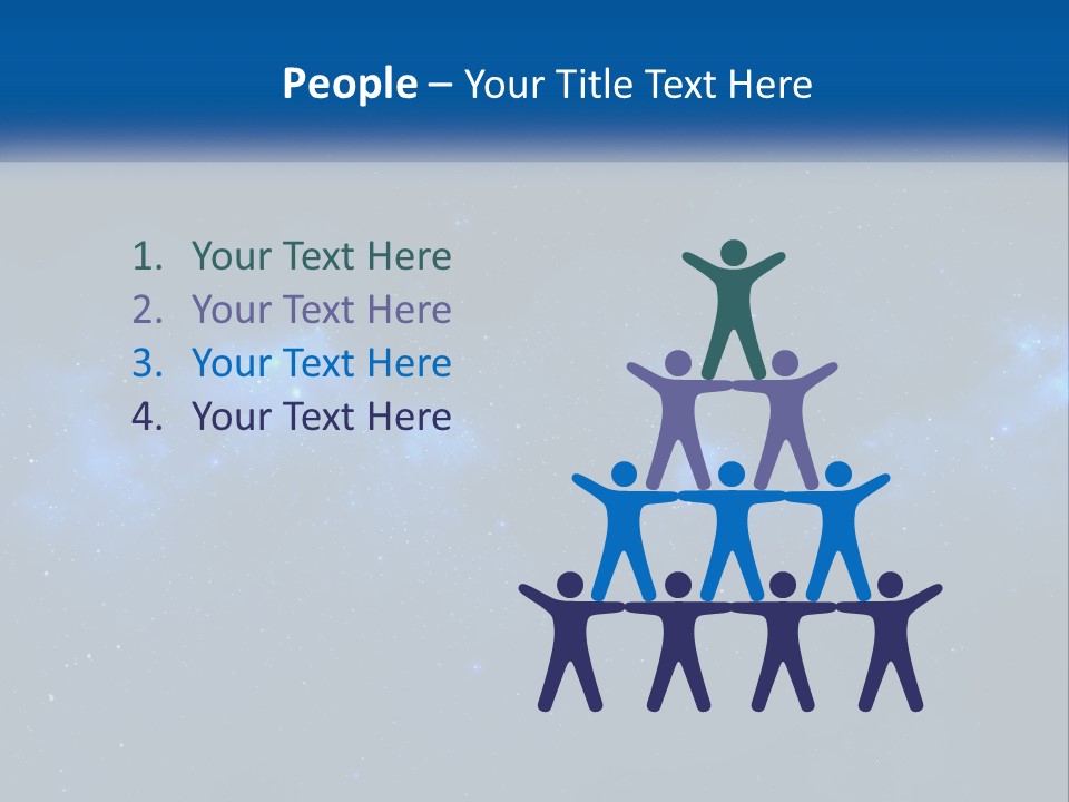 A Night Sky With Stars And Clouds Powerpoint Presentation PowerPoint Template