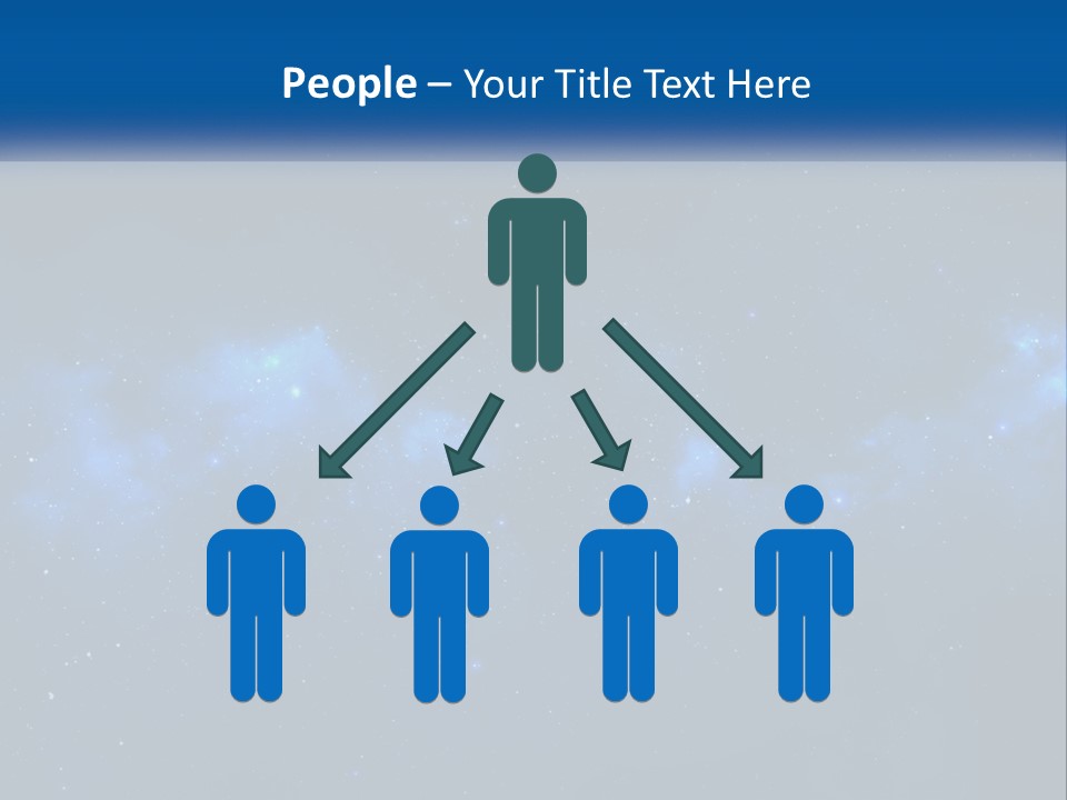 A Night Sky With Stars And Clouds Powerpoint Presentation PowerPoint Template