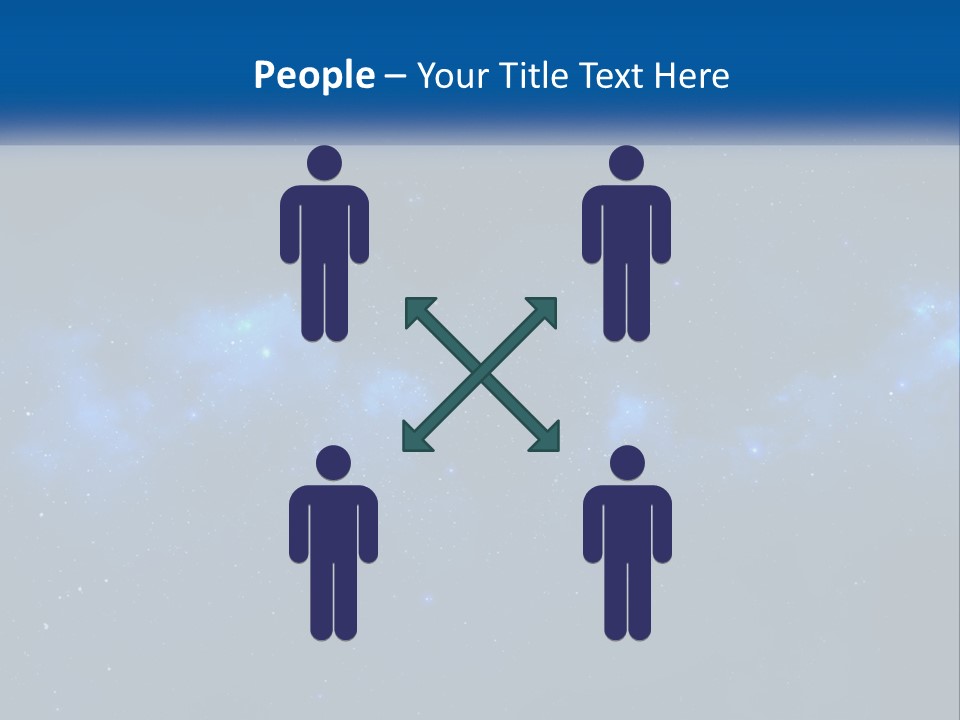 A Night Sky With Stars And Clouds Powerpoint Presentation PowerPoint Template