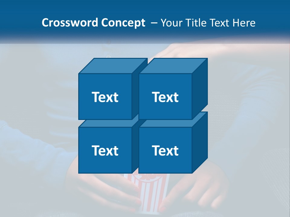 A Person Sitting In A Chair Holding A Bag Of Popcorn PowerPoint Template