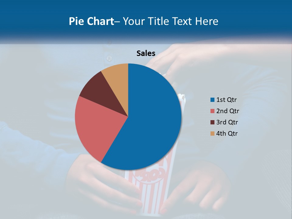 A Person Sitting In A Chair Holding A Bag Of Popcorn PowerPoint Template