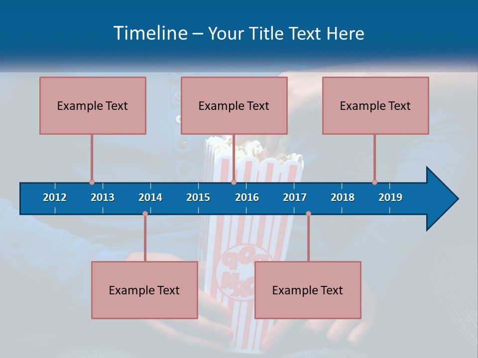 A Person Sitting In A Chair Holding A Bag Of Popcorn PowerPoint Template