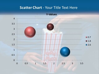 A Person Sitting In A Chair Holding A Bag Of Popcorn PowerPoint Template