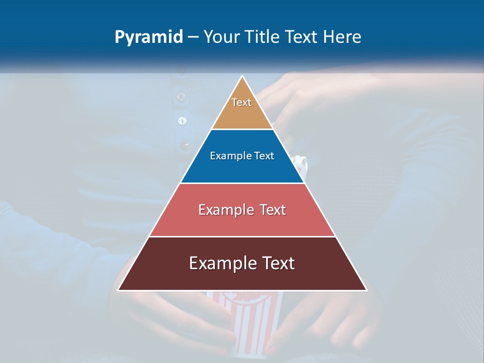 A Person Sitting In A Chair Holding A Bag Of Popcorn PowerPoint Template