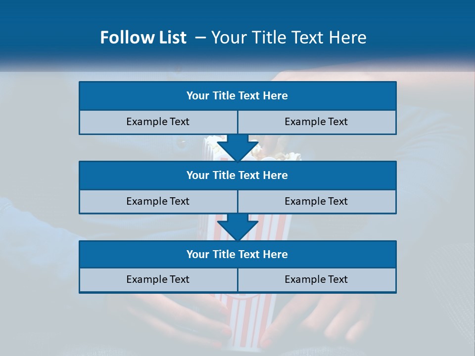 A Person Sitting In A Chair Holding A Bag Of Popcorn PowerPoint Template