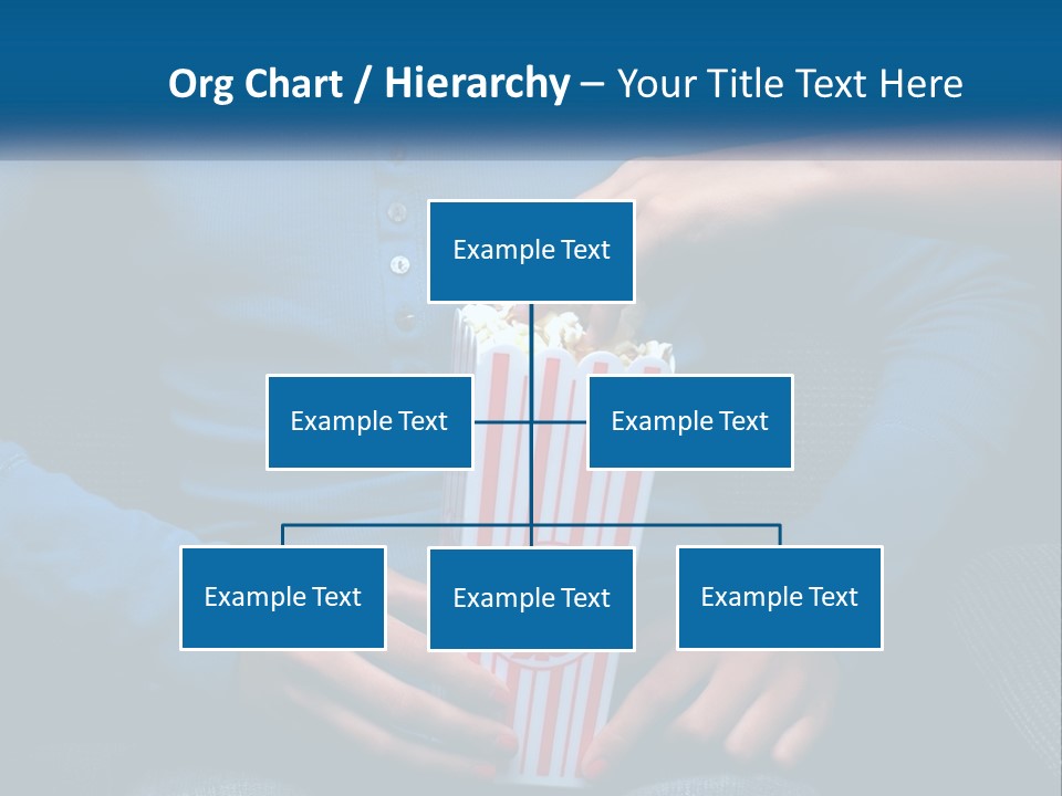 A Person Sitting In A Chair Holding A Bag Of Popcorn PowerPoint Template
