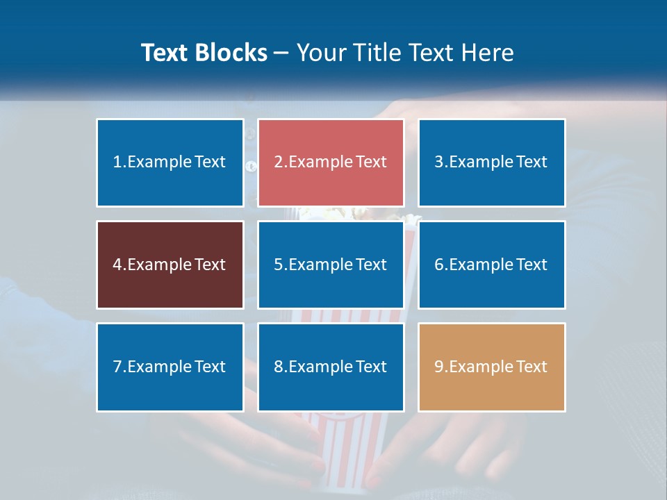 A Person Sitting In A Chair Holding A Bag Of Popcorn PowerPoint Template