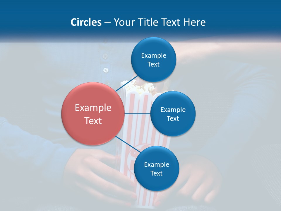 A Person Sitting In A Chair Holding A Bag Of Popcorn PowerPoint Template