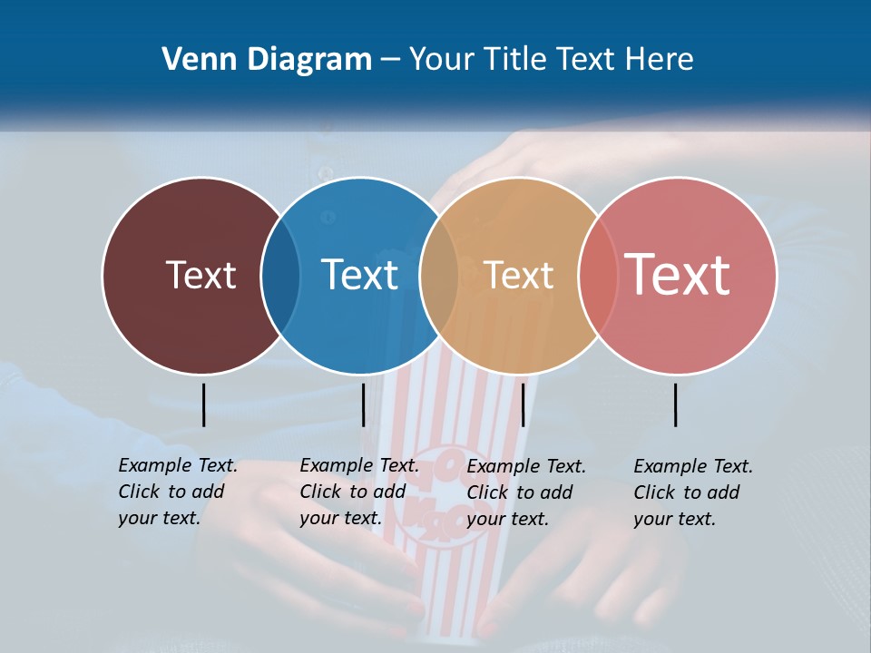 A Person Sitting In A Chair Holding A Bag Of Popcorn PowerPoint Template
