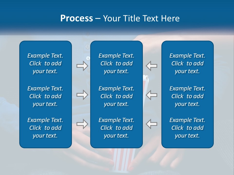 A Person Sitting In A Chair Holding A Bag Of Popcorn PowerPoint Template