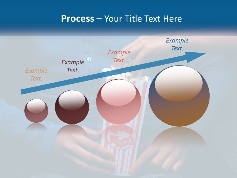 A Person Sitting In A Chair Holding A Bag Of Popcorn PowerPoint Template