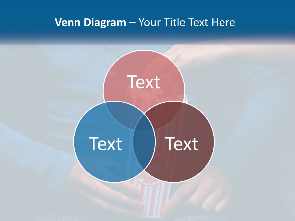 A Person Sitting In A Chair Holding A Bag Of Popcorn PowerPoint Template