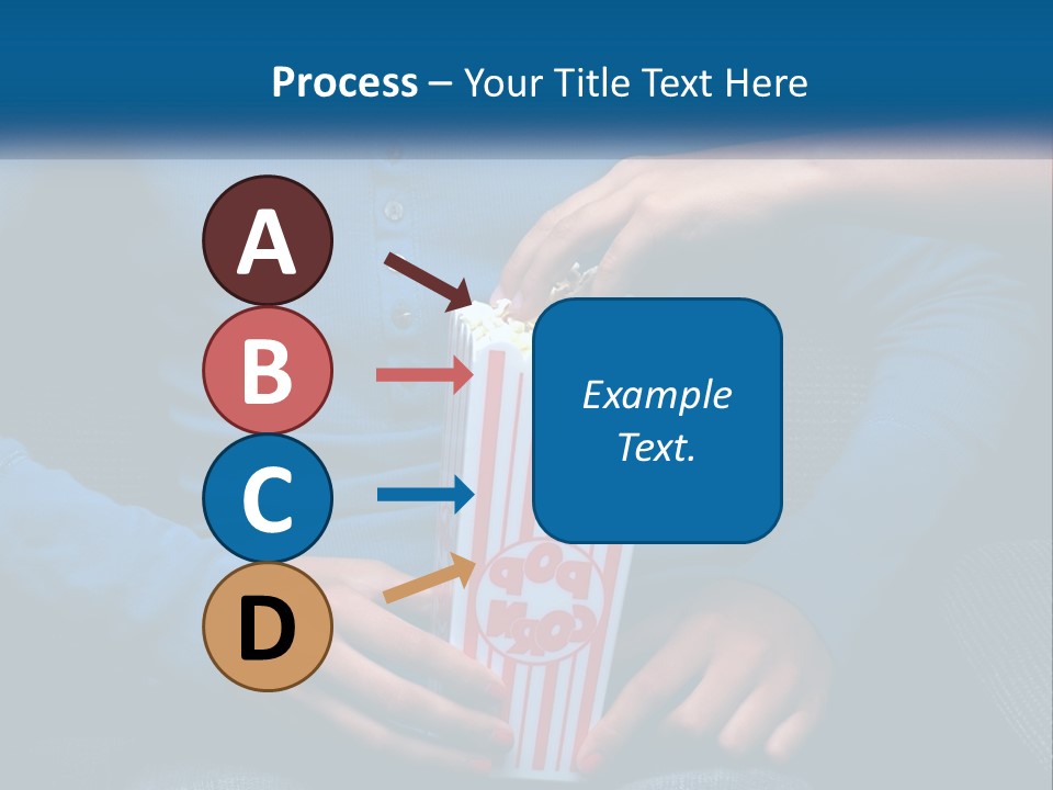 A Person Sitting In A Chair Holding A Bag Of Popcorn PowerPoint Template