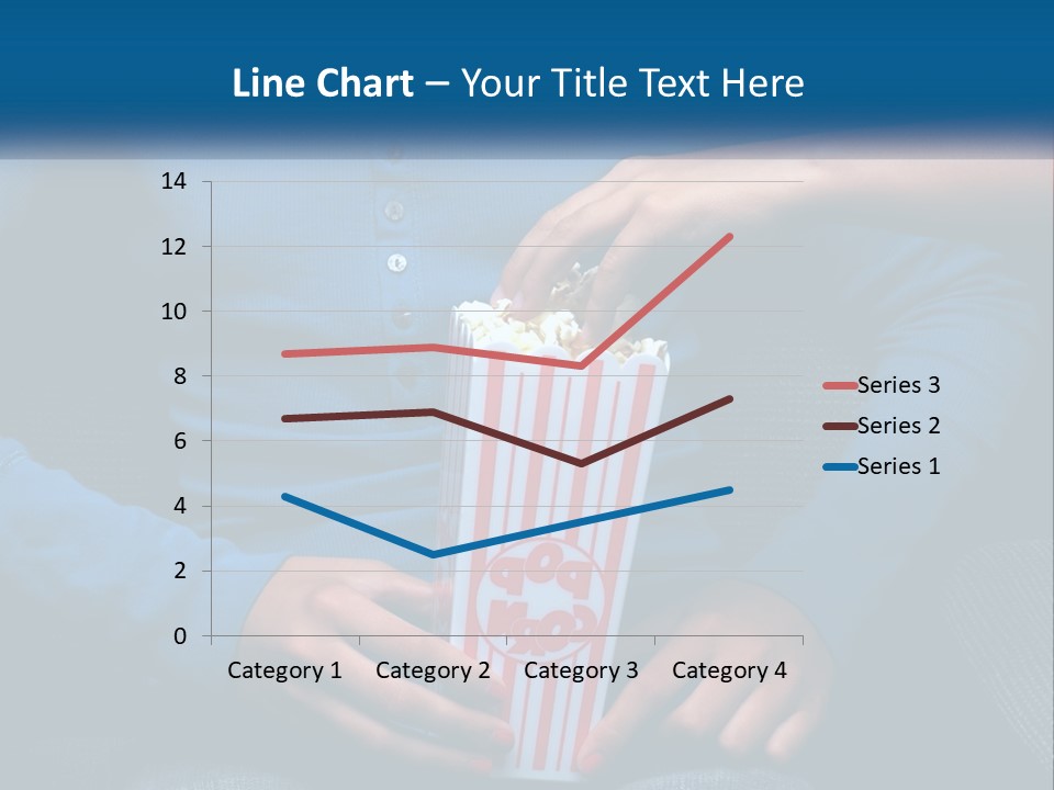 A Person Sitting In A Chair Holding A Bag Of Popcorn PowerPoint Template