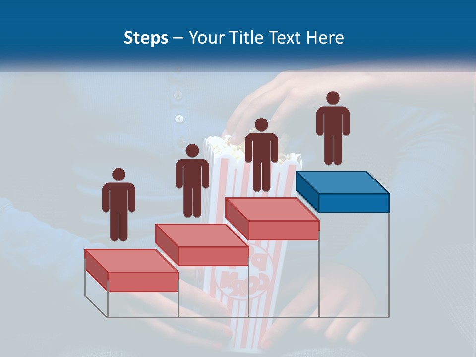 A Person Sitting In A Chair Holding A Bag Of Popcorn PowerPoint Template