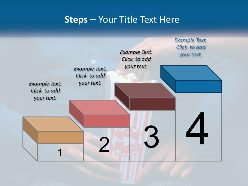 A Person Sitting In A Chair Holding A Bag Of Popcorn PowerPoint Template