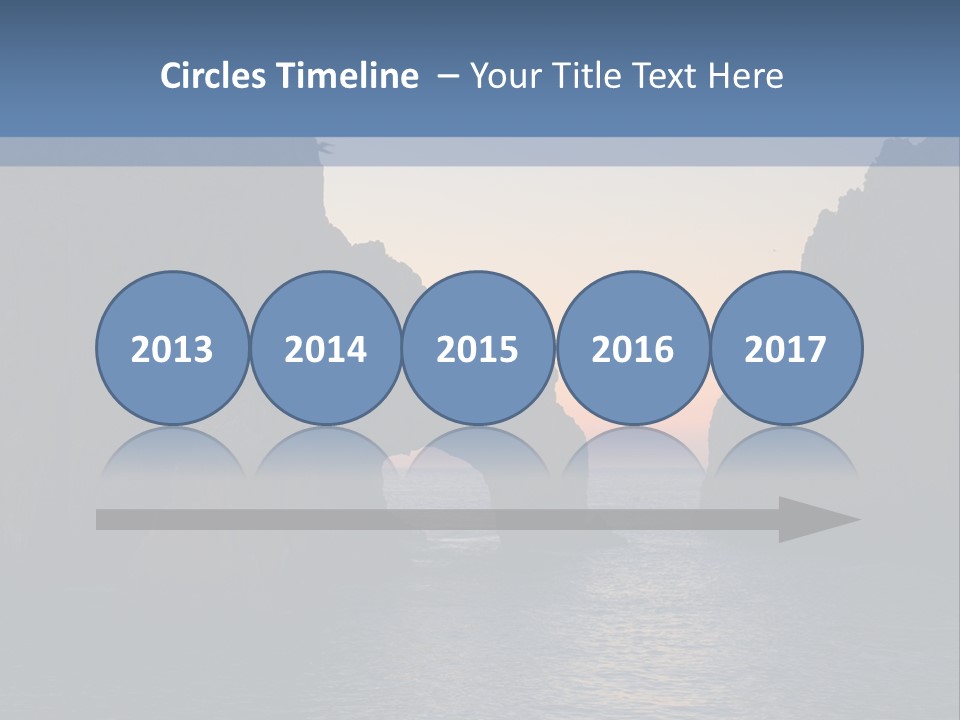 A Large Body Of Water With Rocks In The Background PowerPoint Template