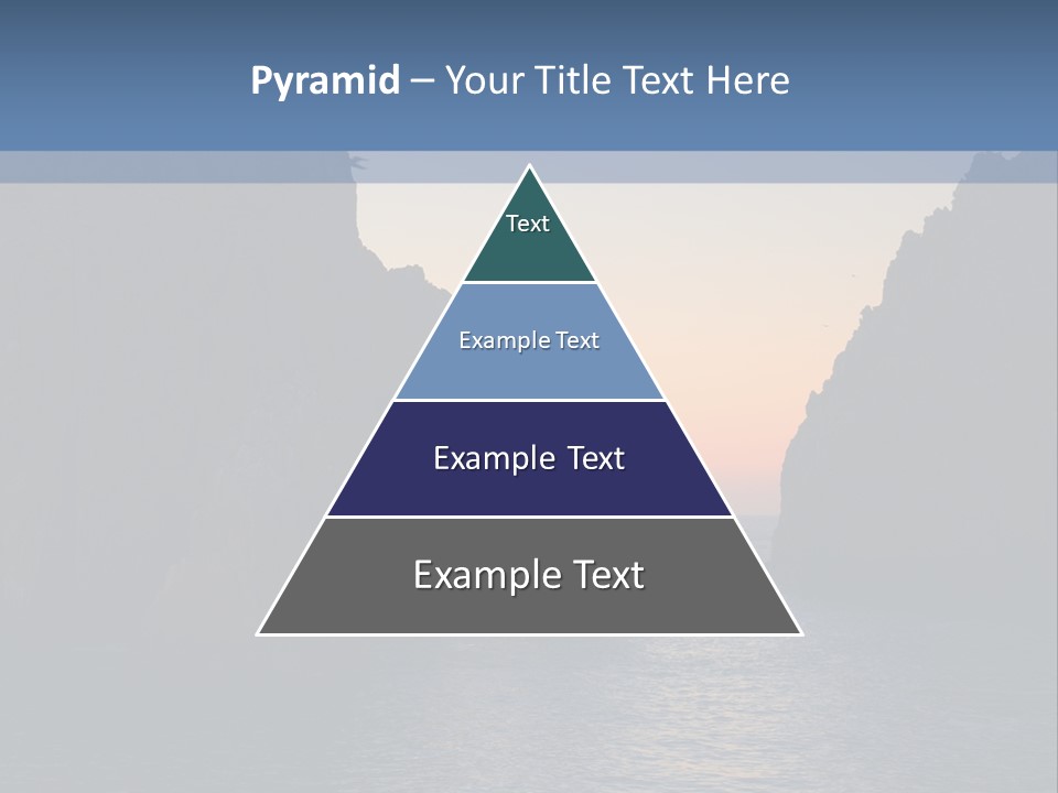 A Large Body Of Water With Rocks In The Background PowerPoint Template